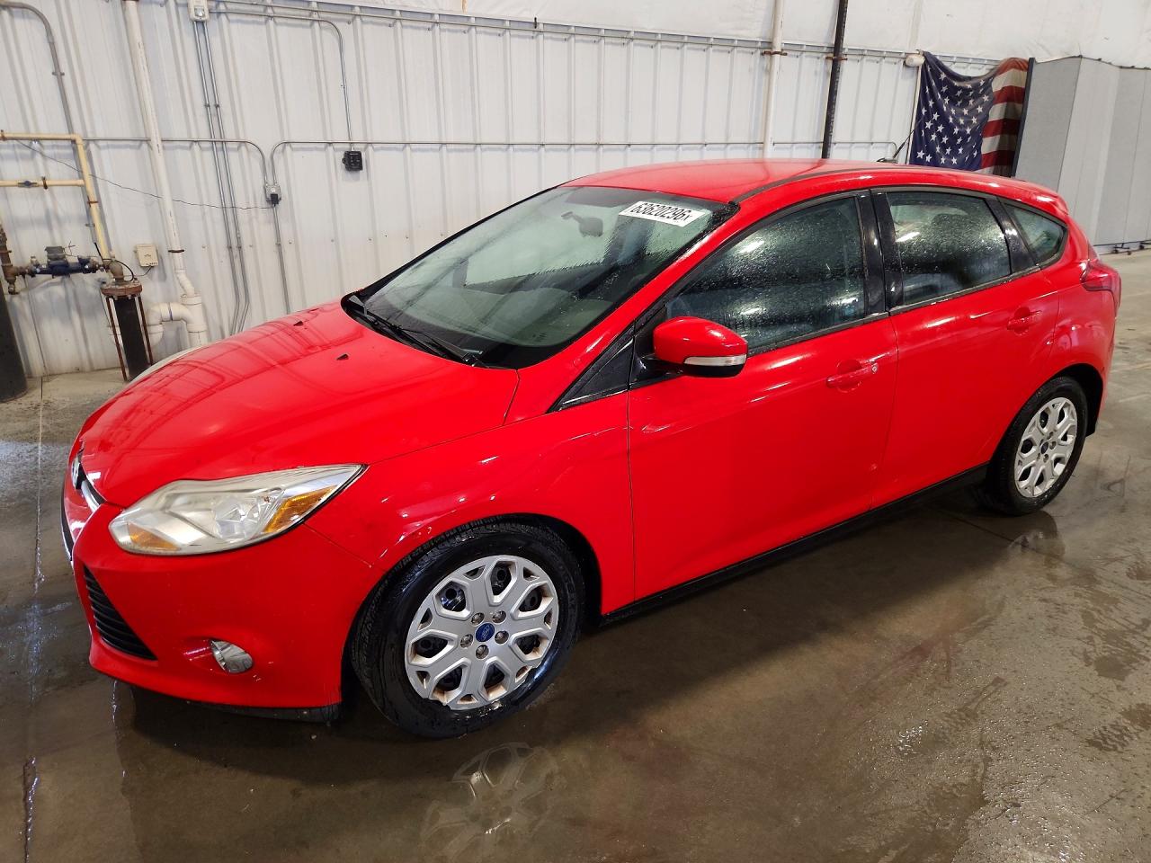 2012 Ford Focus Se Red vin: 1FAHP3K25CL309745