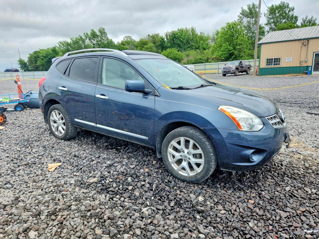 2012 Nissan Rogue S Blue vin: JN8AS5MV4CW354983