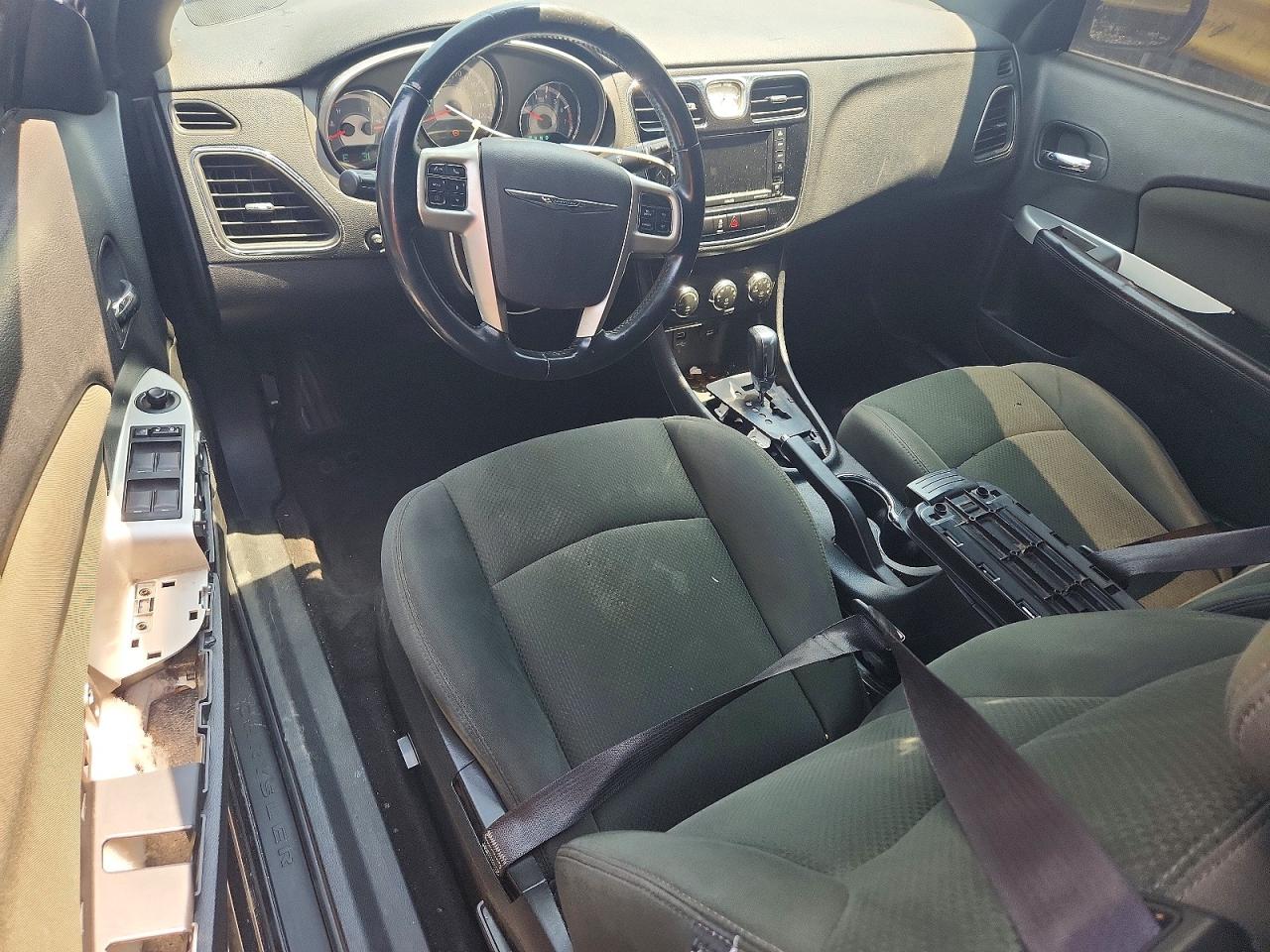 2012 Chrysler 200 Touring Черный vin: 1C3BCBEB1CN121668