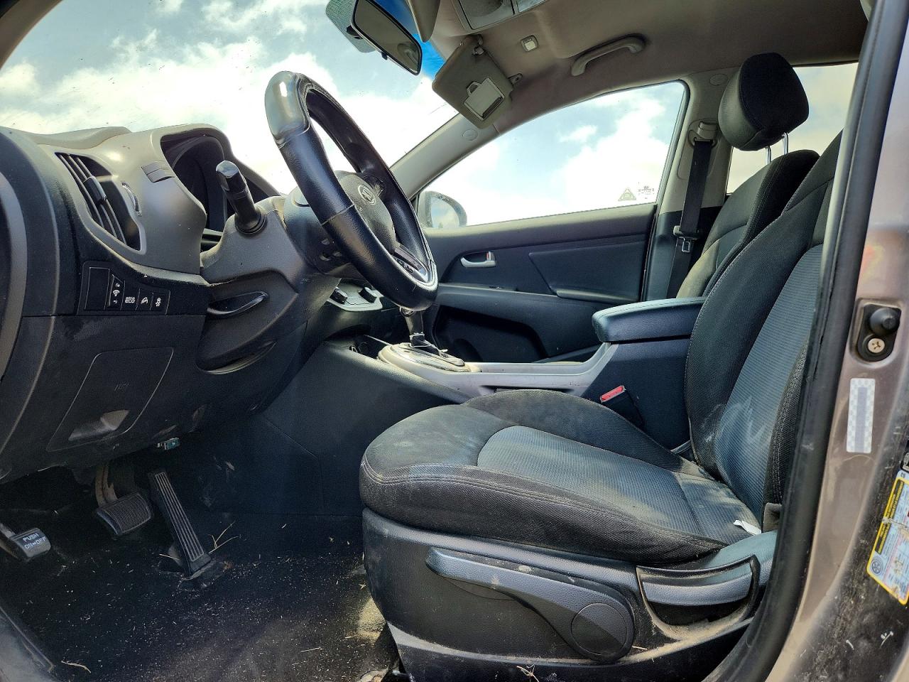 2015 Kia Sportage Lx Gray vin: KNDPB3AC3F7723277
