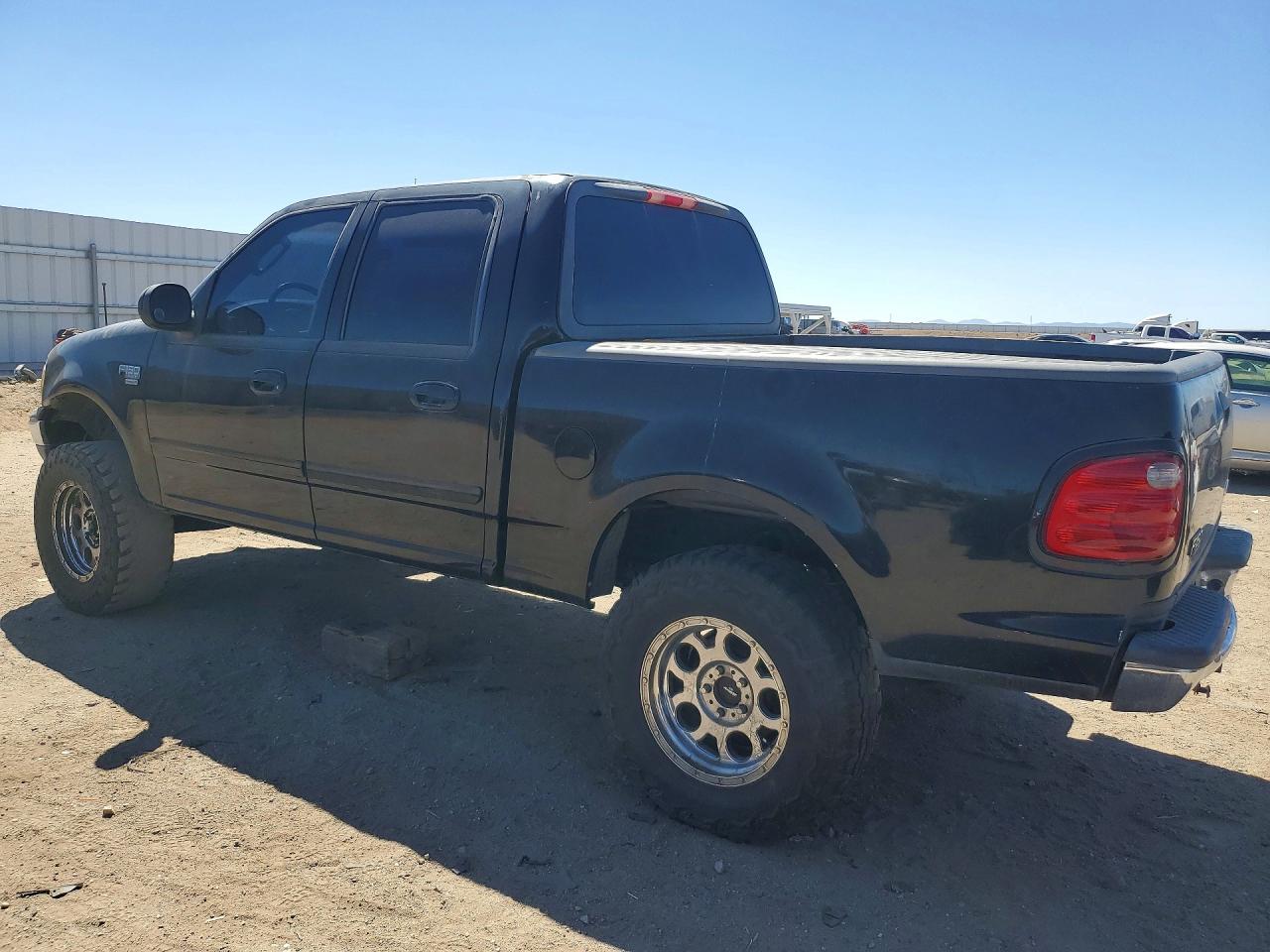 2003 Ford F150 Supercrew Black vin: 1FTRW07613KC83016