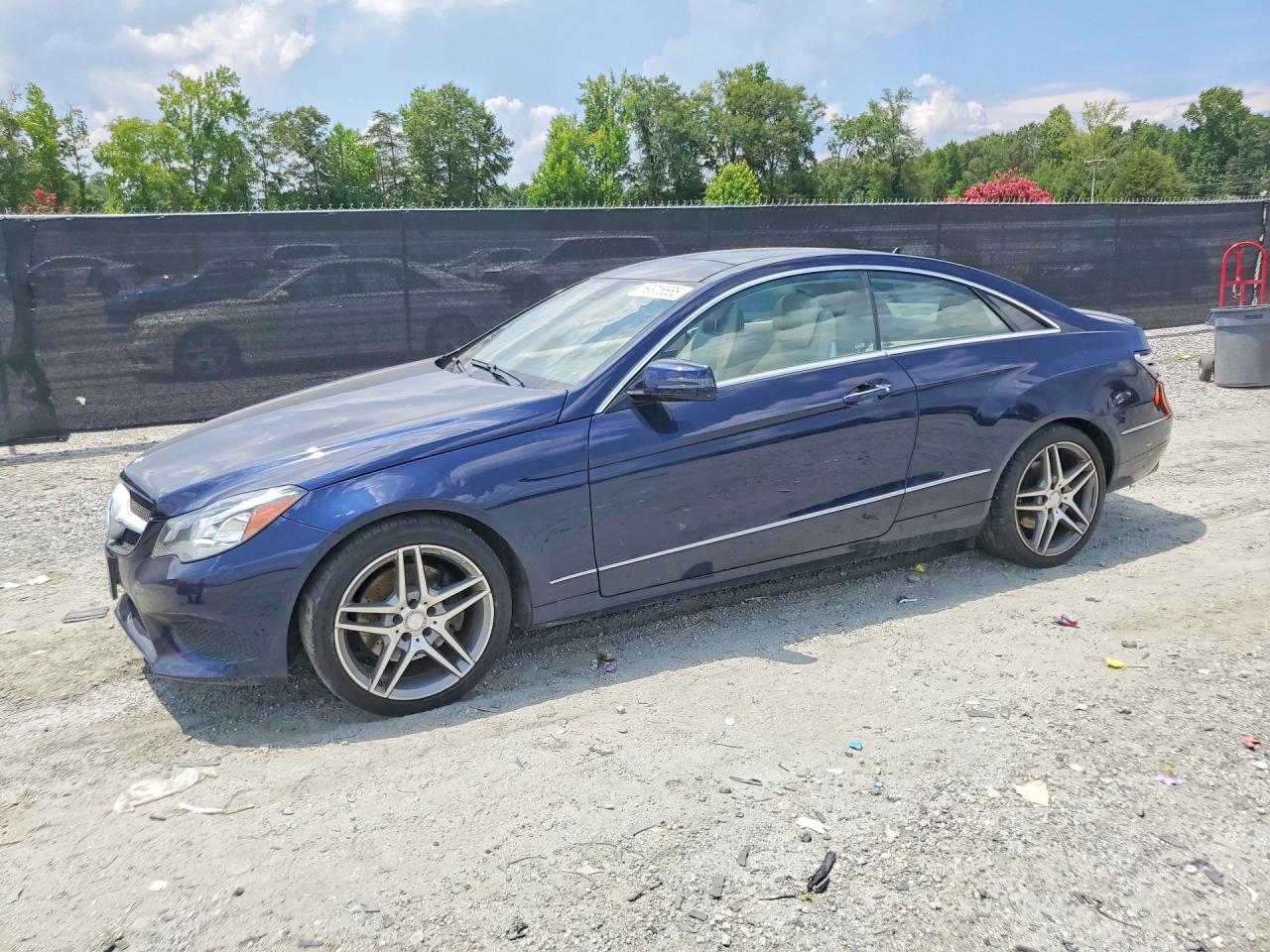 2014 Mercedes-benz E 350 Синий vin: WDDKJ5KB4EF273521