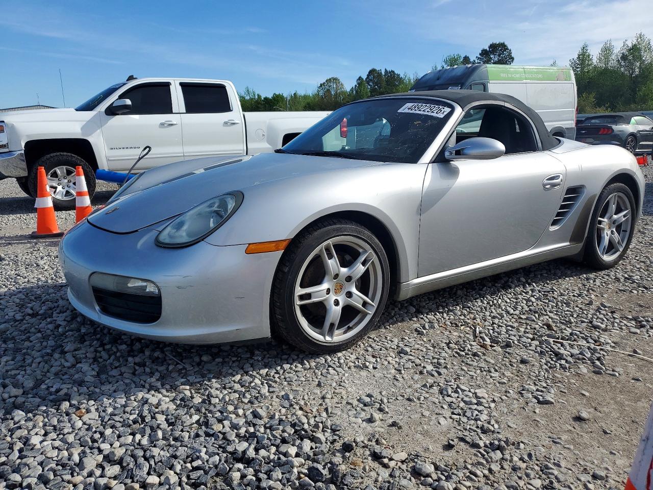 2006 Porsche Boxster Silver vin: WP0CA29896U712944