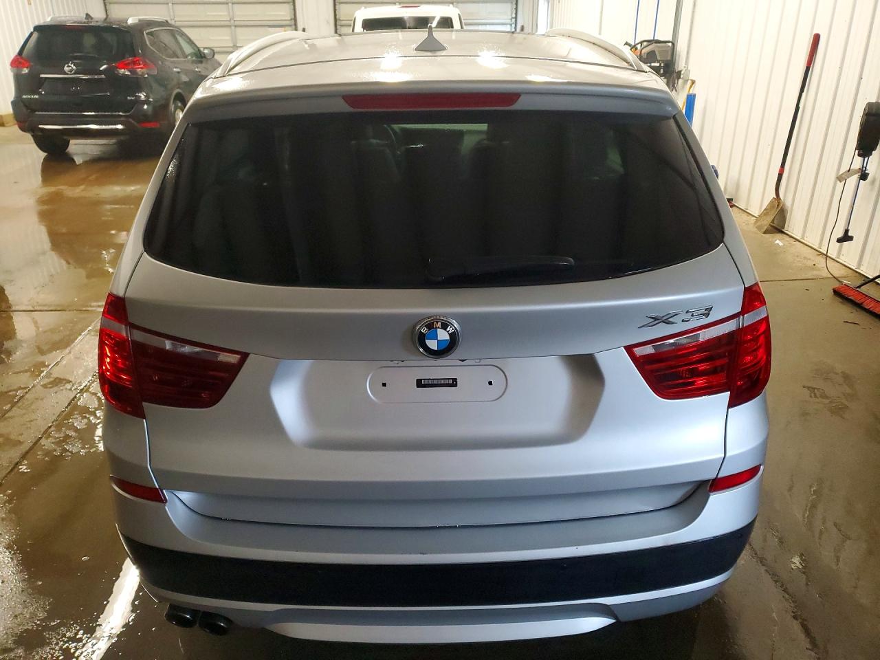 2014 Bmw X3 Xdrive28i Silver vin: 5UXWX9C50E0D29520