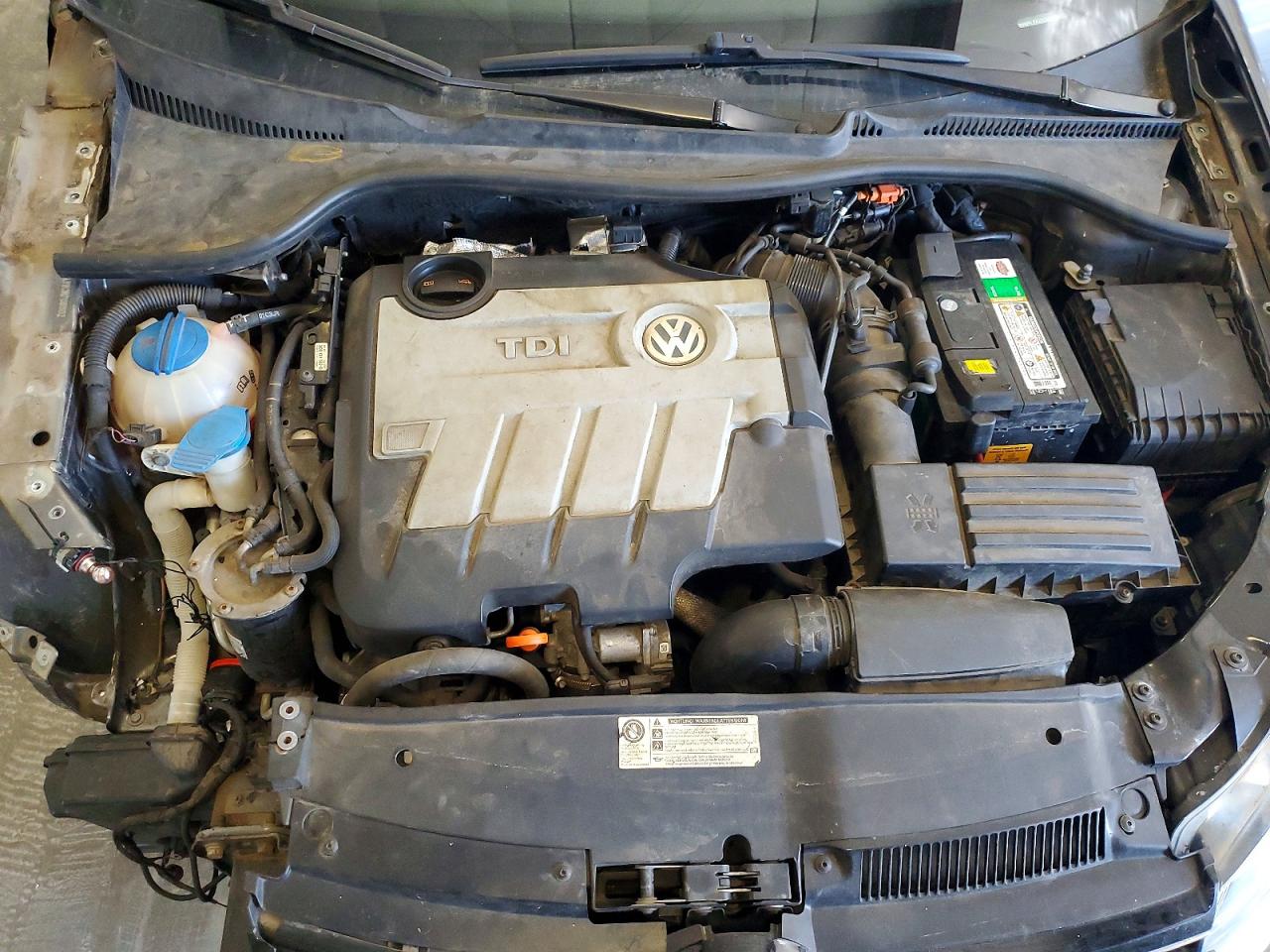 2012 Volkswagen Jetta Tdi Gray vin: 3VWPL7AJ2CM709002