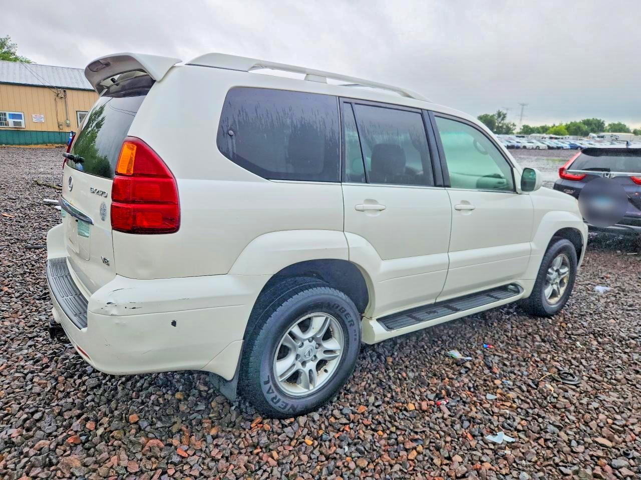 2004 Lexus Gx 470 White vin: JTJBT20X640032396
