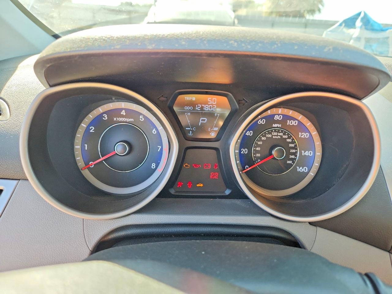 2013 Hyundai Elantra Gls Blue vin: KMHDH4AEXDU963591