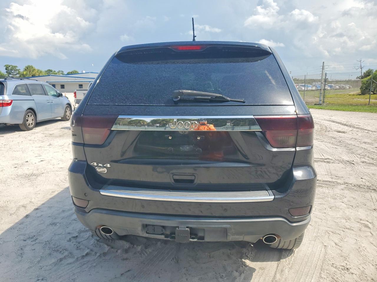 2012 Jeep Grand Cherokee Overland Black vin: 1C4RJFCT8CC182157