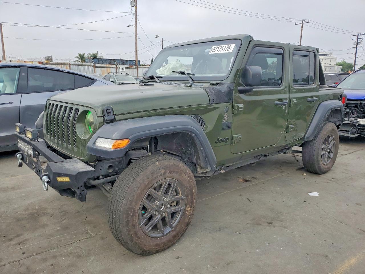 2024 Jeep Wrangler Sport Green vin: 1C4PJXDN1RW109748