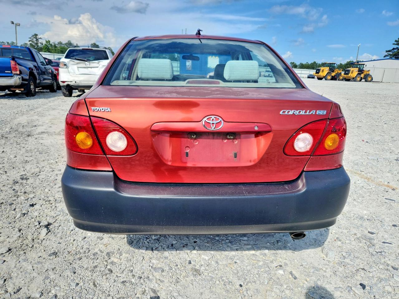 2003 Toyota Corolla Ce Red vin: 1NXBR32EX3Z004073