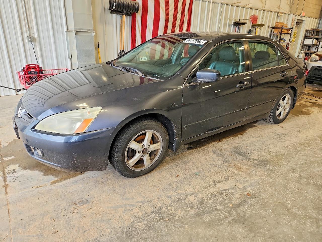 2005 Honda Accord Ex Серый vin: 1HGCM55865A054340