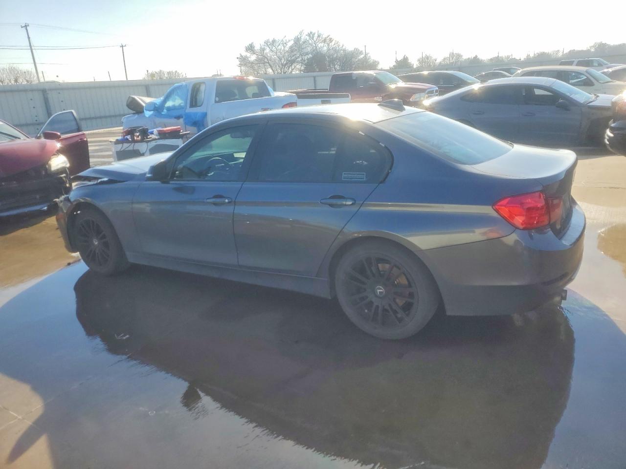 2013 Bmw 328 I Gray vin: WBA3A5C55DF354238