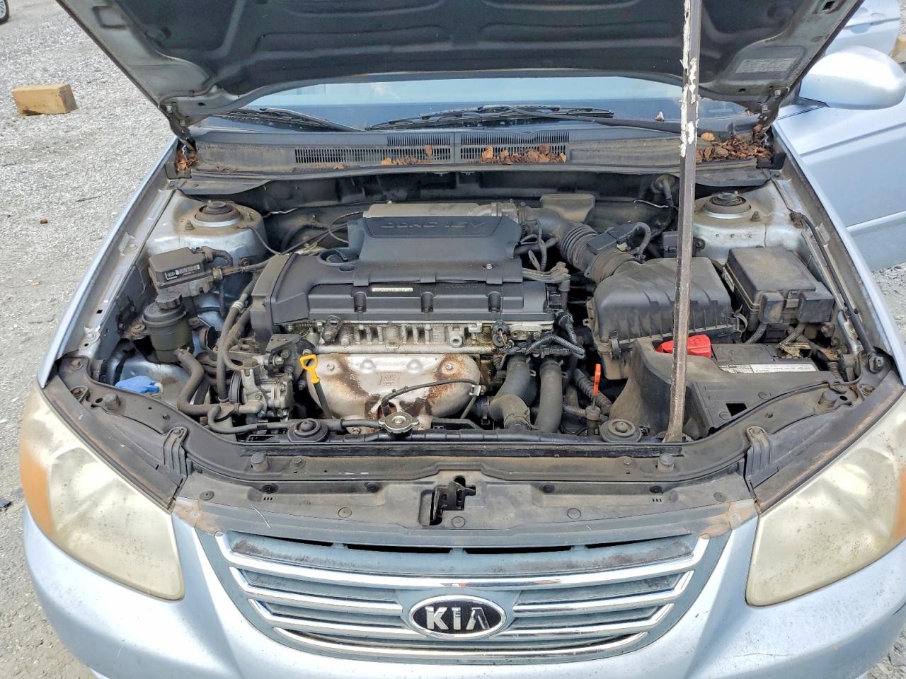 2008 Kia Spectra Lx Blue vin: KNAFE121085497277
