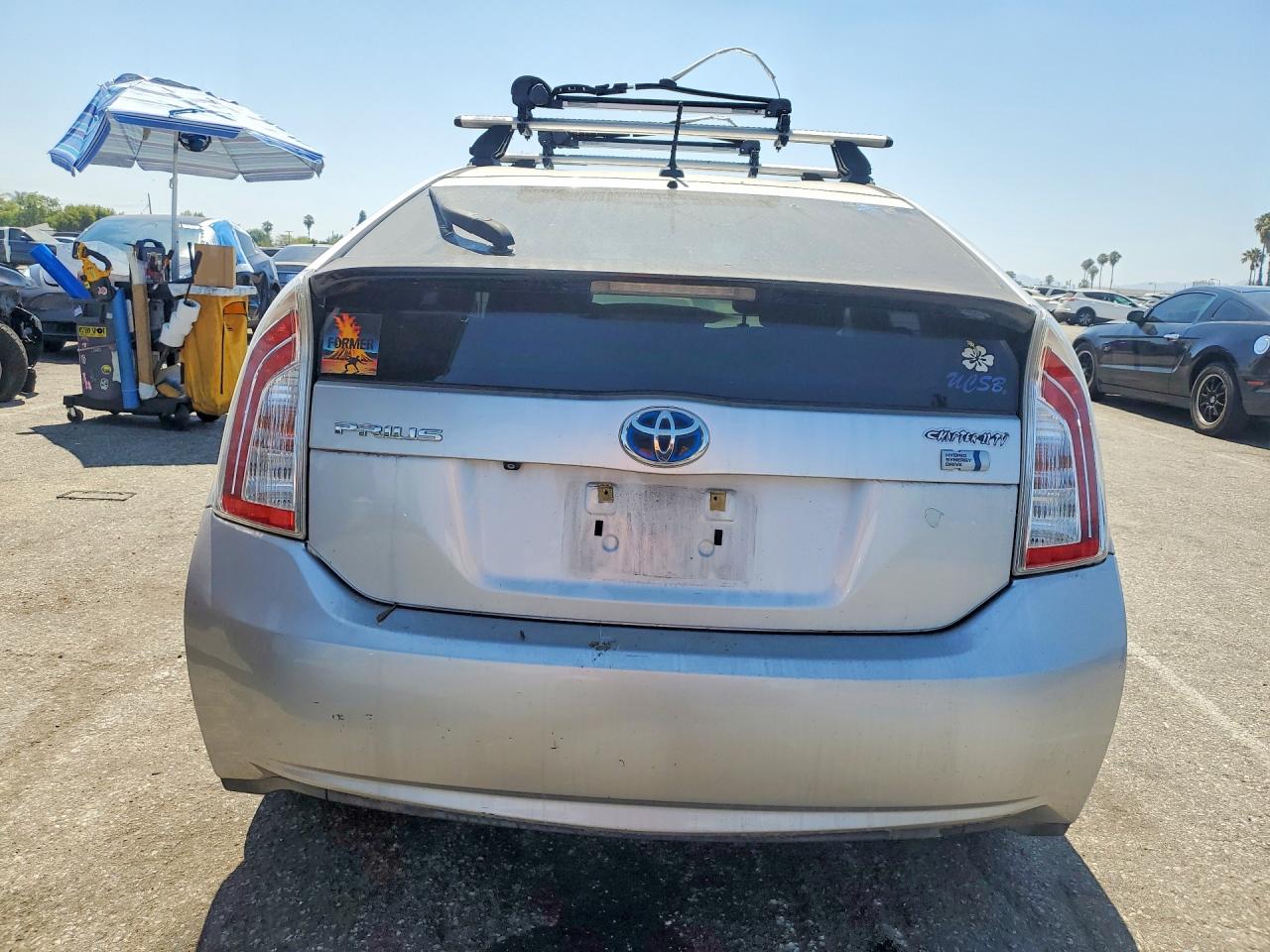 2012 Toyota Prius Three Silver vin: JTDKN3DU7C1506397