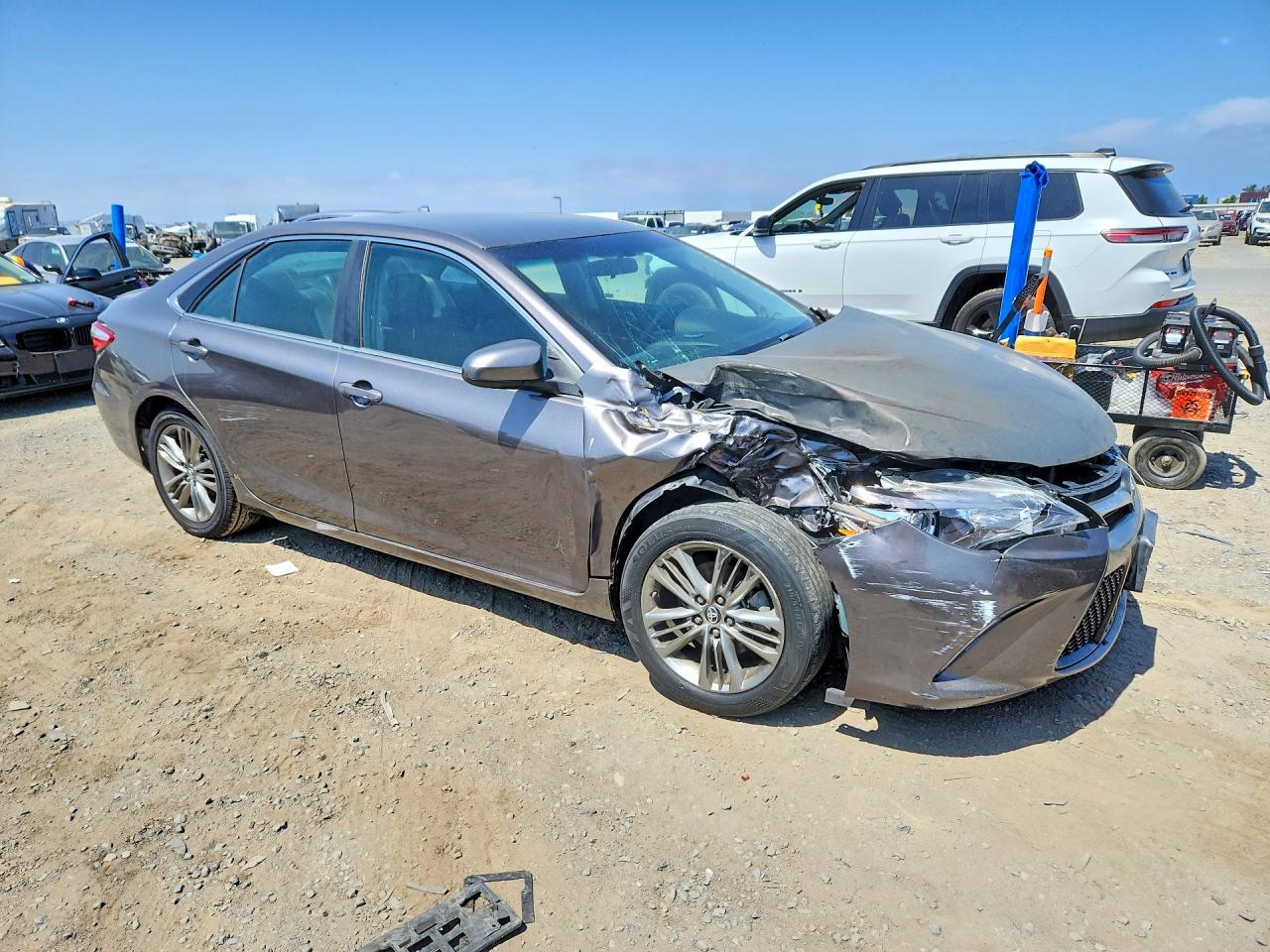 2017 Toyota Camry Se Silver vin: 4T1BF1FK0HU421898