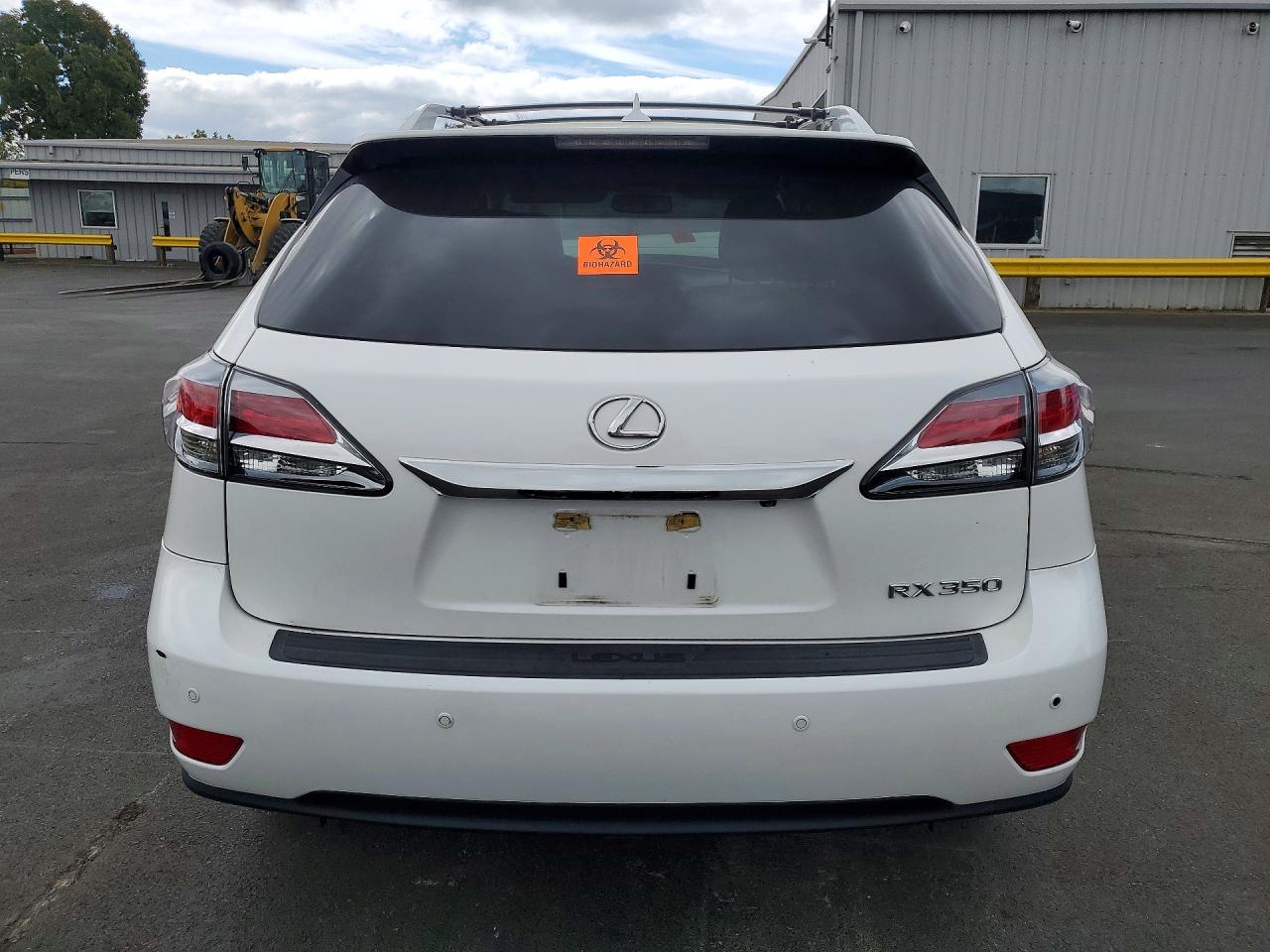 2013 Lexus Rx 350 White vin: 2T2ZK1BA8DC103431