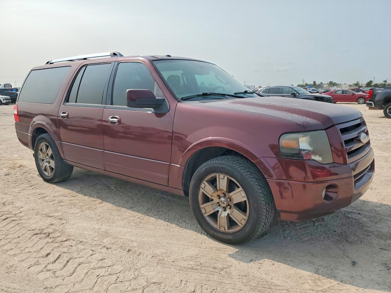 2009 Ford Expedition El Limited Maroon vin: 1FMFK19529LA12845
