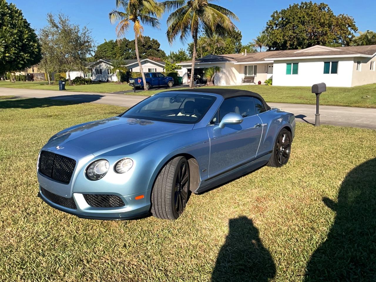 2015 Bentley Continental Gt V8 S Blue vin: SCBGH3ZA2FC049621