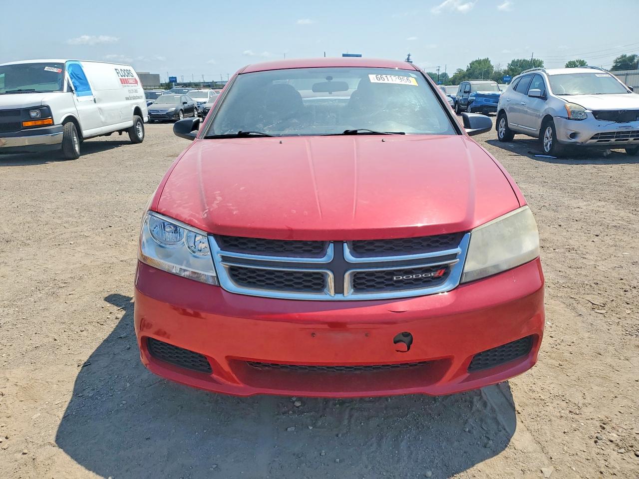 2013 Dodge Avenger Se Red vin: 1C3CDZAB7DN729714