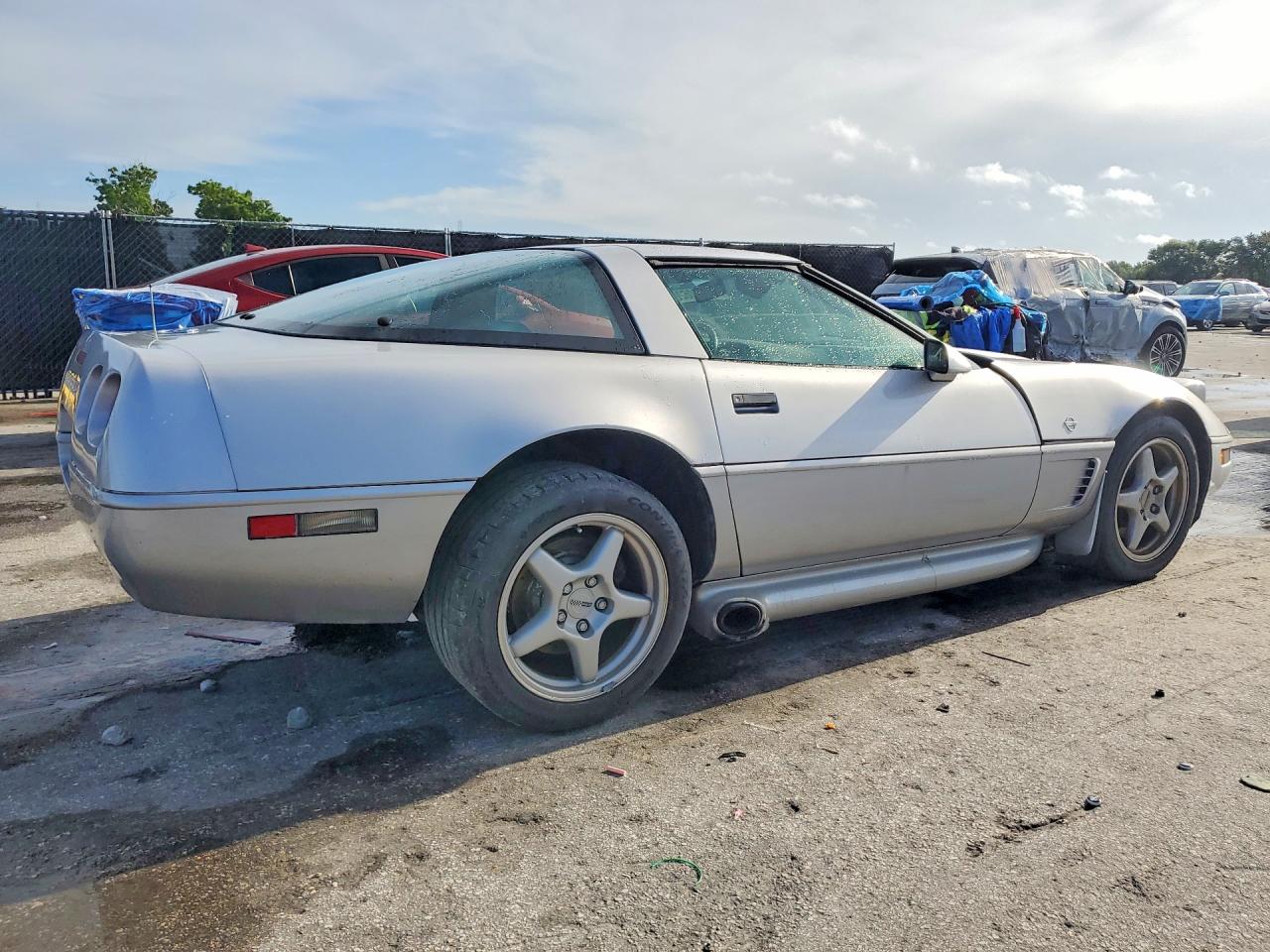 1996 Chevrolet Corvette Silver vin: 1G1YY22P5T5106770