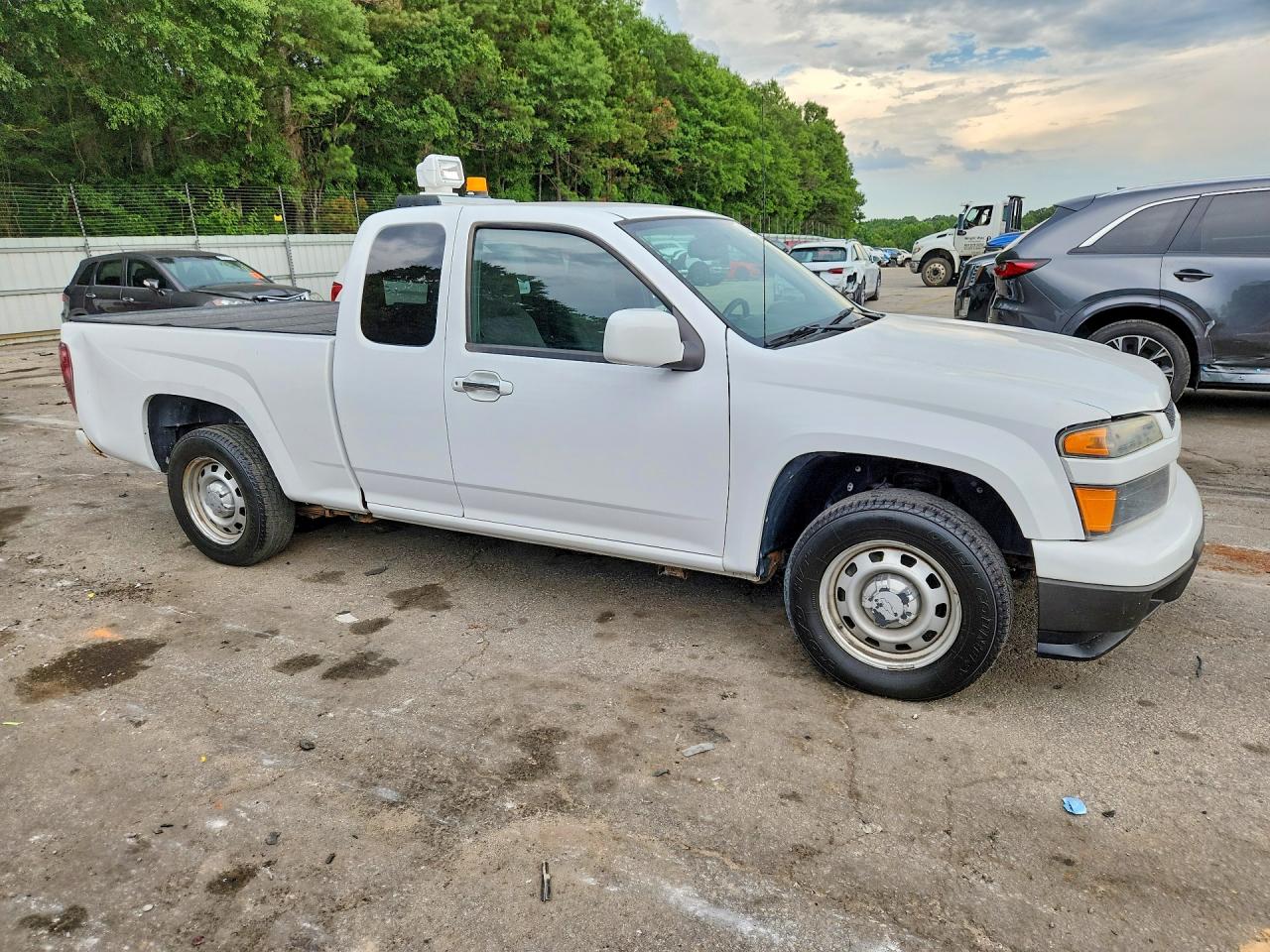 2012 Chevrolet Colorado White vin: 1GCESBFE5C8169564