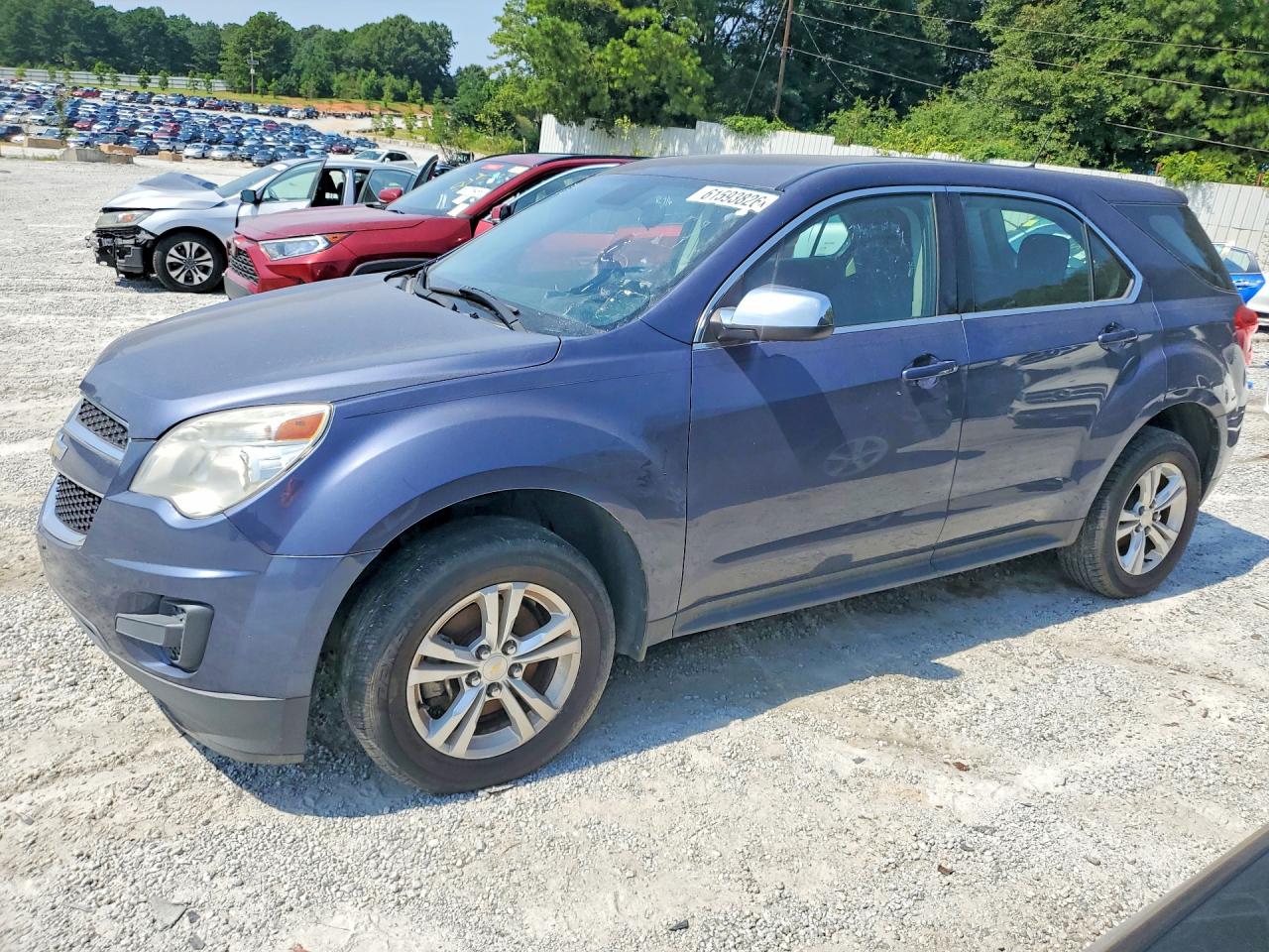 2013 Chevrolet Equinox Ls Blue vin: 2GNALBEK5D6417975