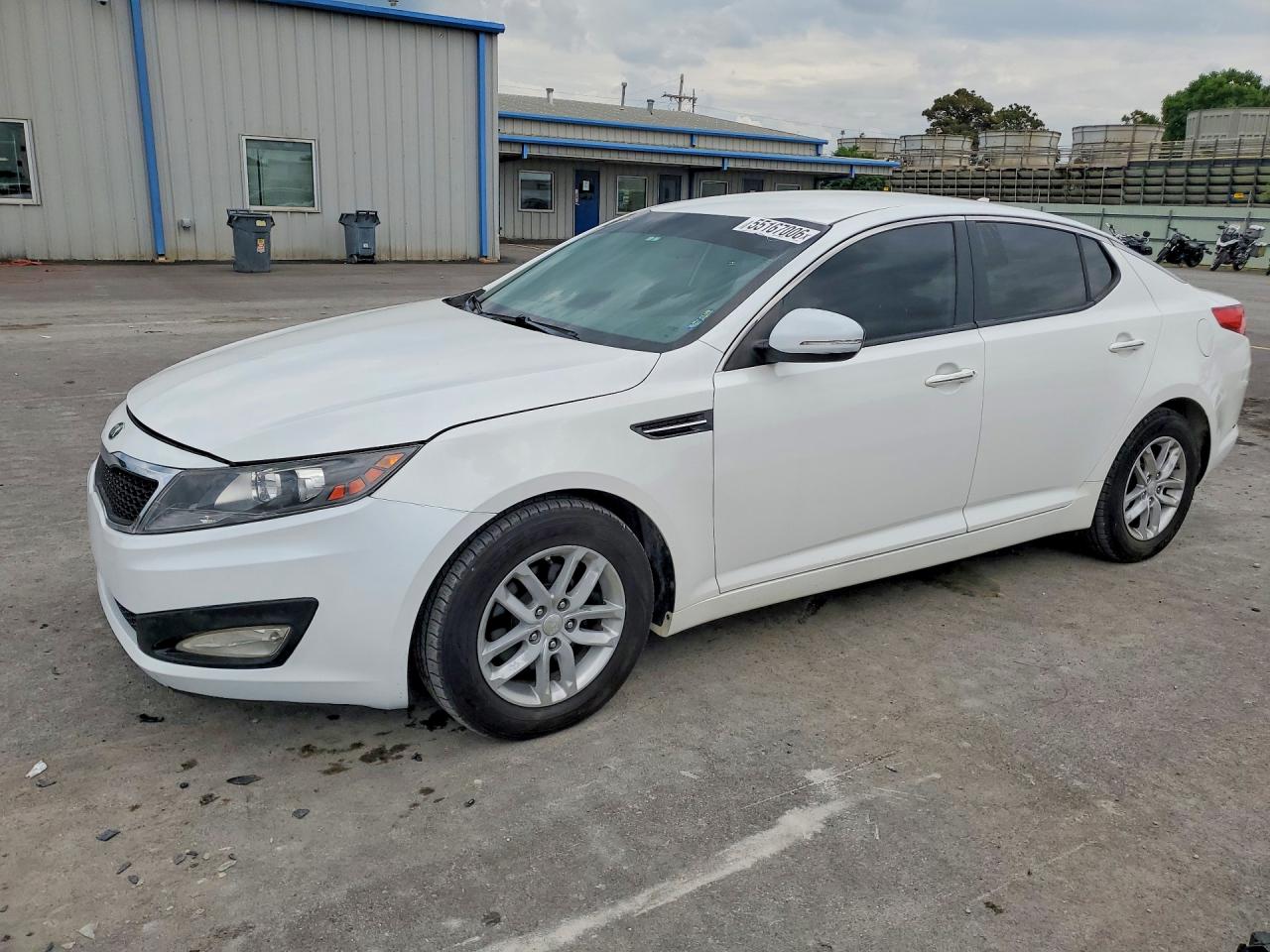 2013 Kia Optima Lx Белый vin: KNAGM4A78D5382533