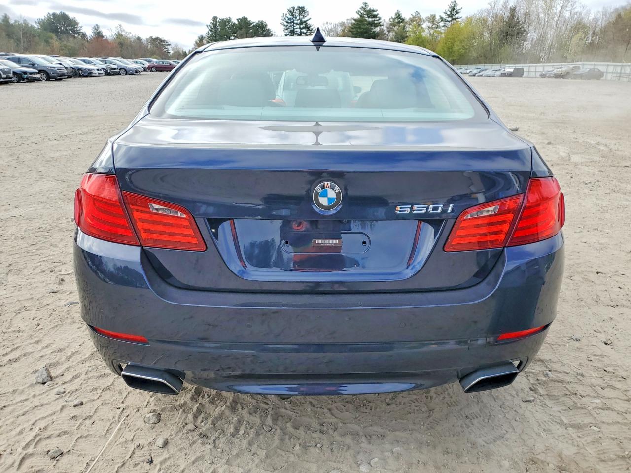 2013 Bmw 550 I Blue vin: WBAFR9C53DD227223
