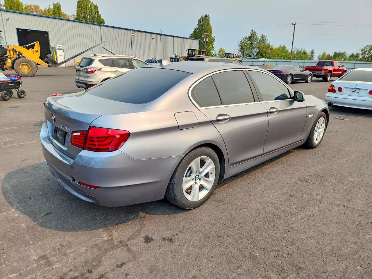 2013 Bmw 528 I Silver vin: WBAXG5C5XDD228842