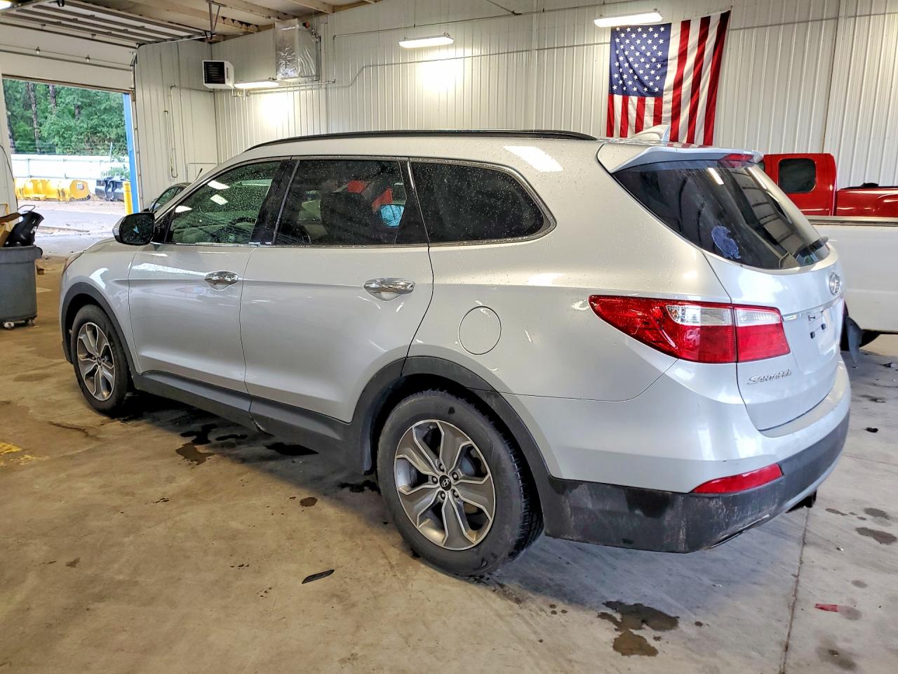2014 Hyundai Santa Fe Gls Silver vin: KM8SMDHF8EU049343