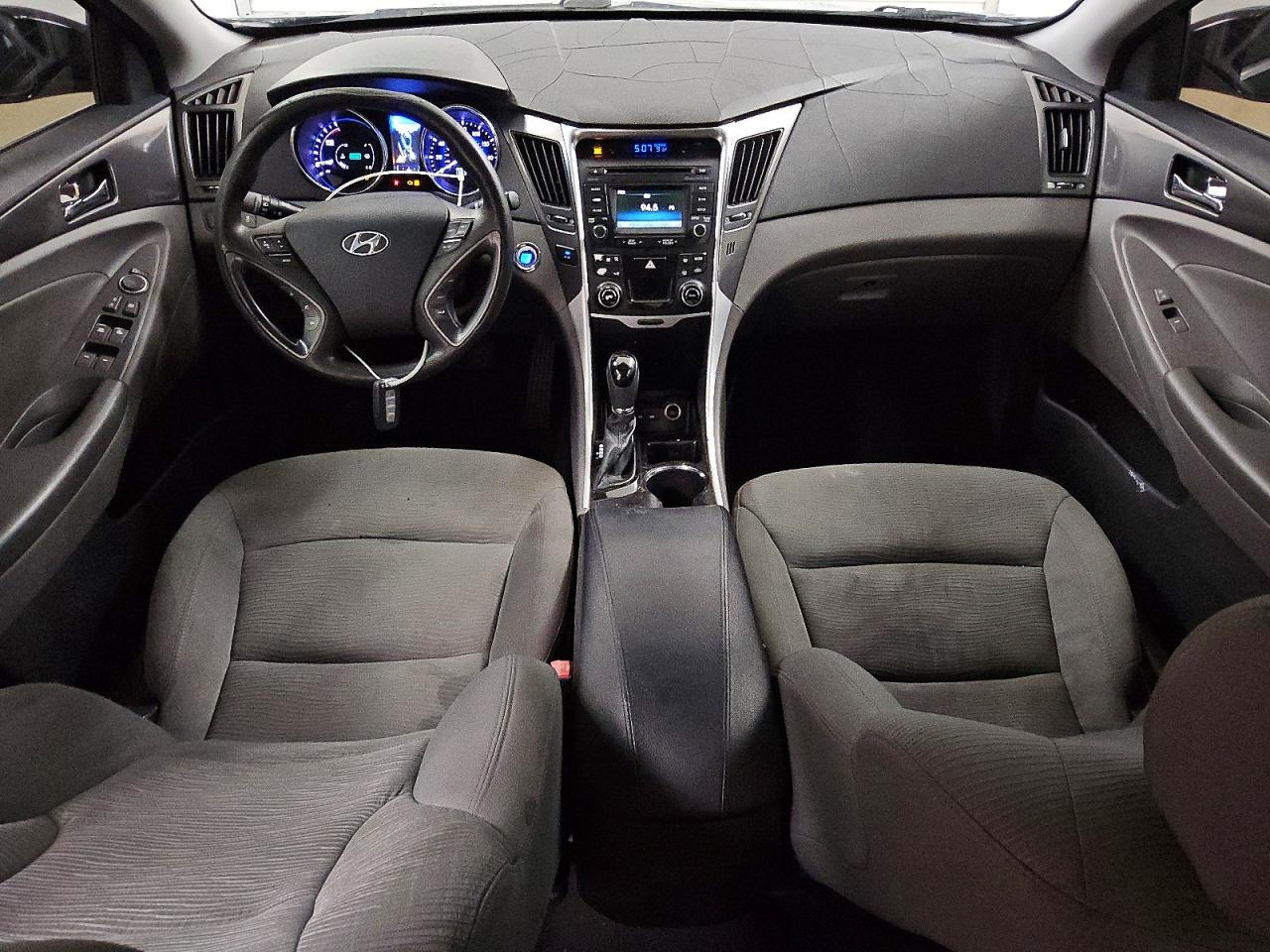2015 Hyundai Sonata Hybrid Base Black vin: KMHEC4A48FA134792
