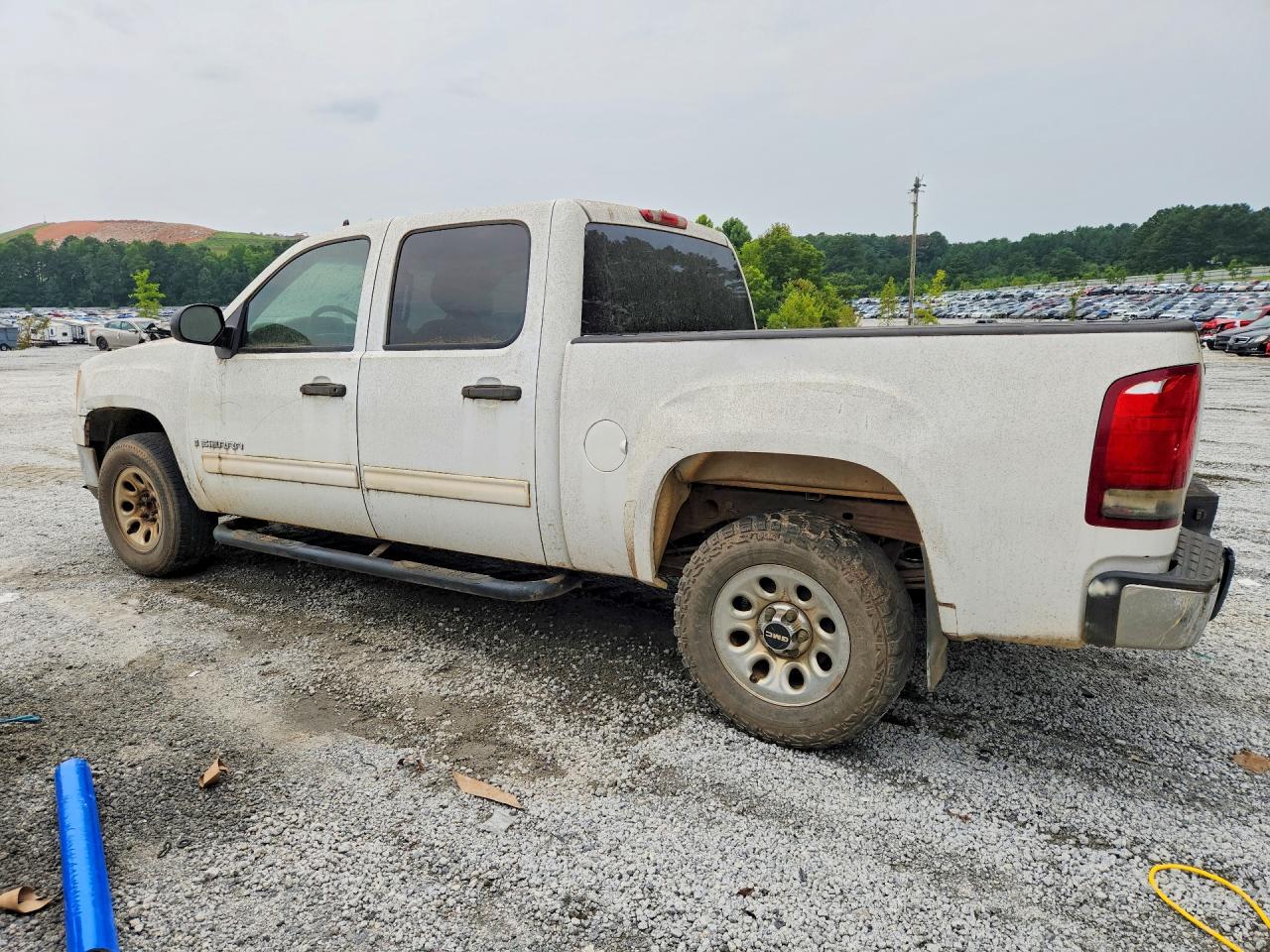 2008 Gmc Sierra C1500 White vin: 3GTEC13C18G100284
