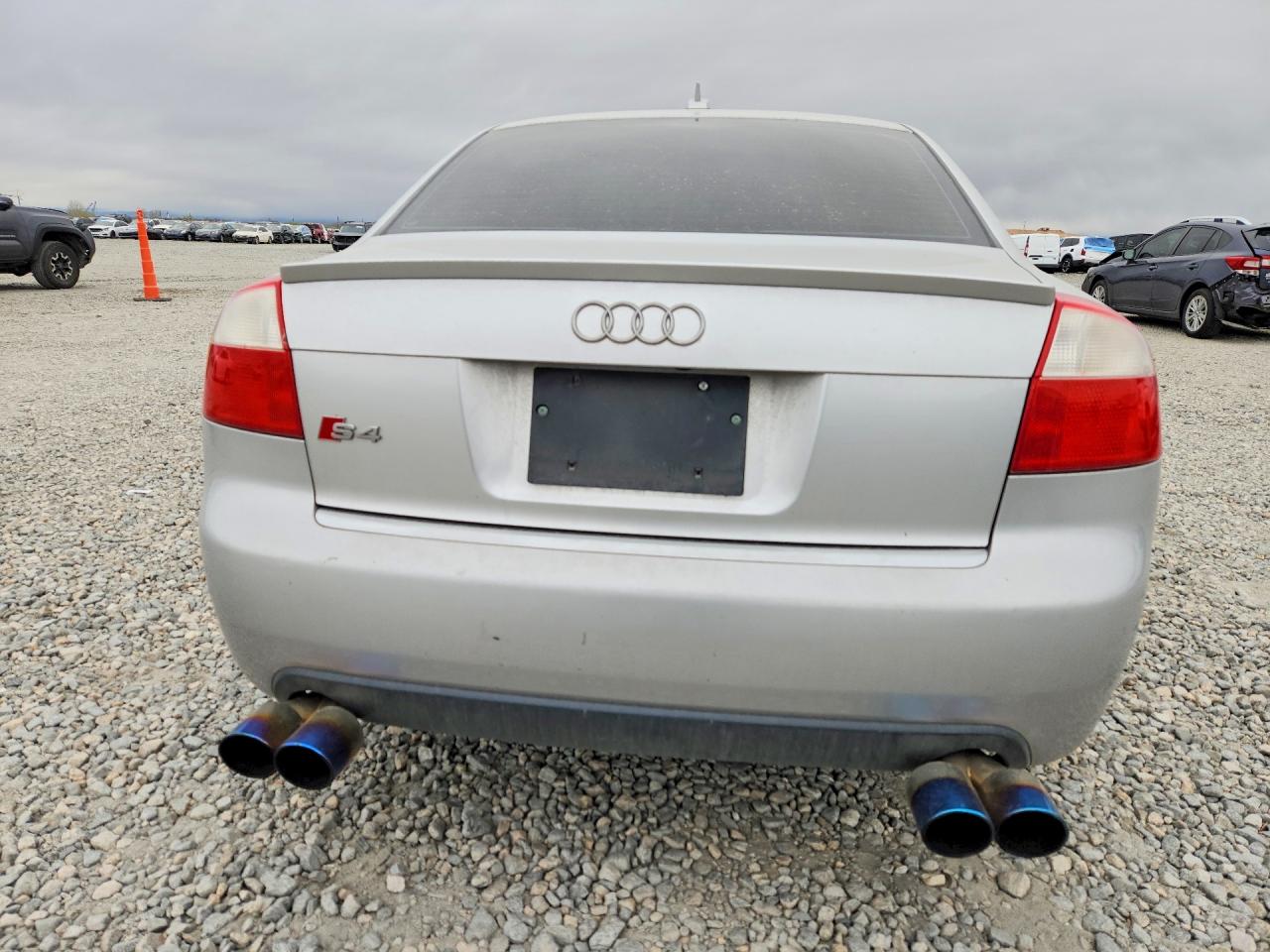 2005 Audi S4 Silver vin: WAUPL68E25A020371