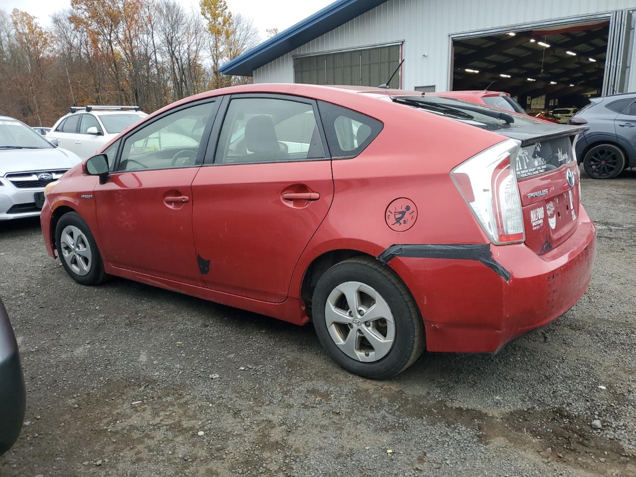 2014 Toyota Prius Red vin: JTDKN3DU4E1746526
