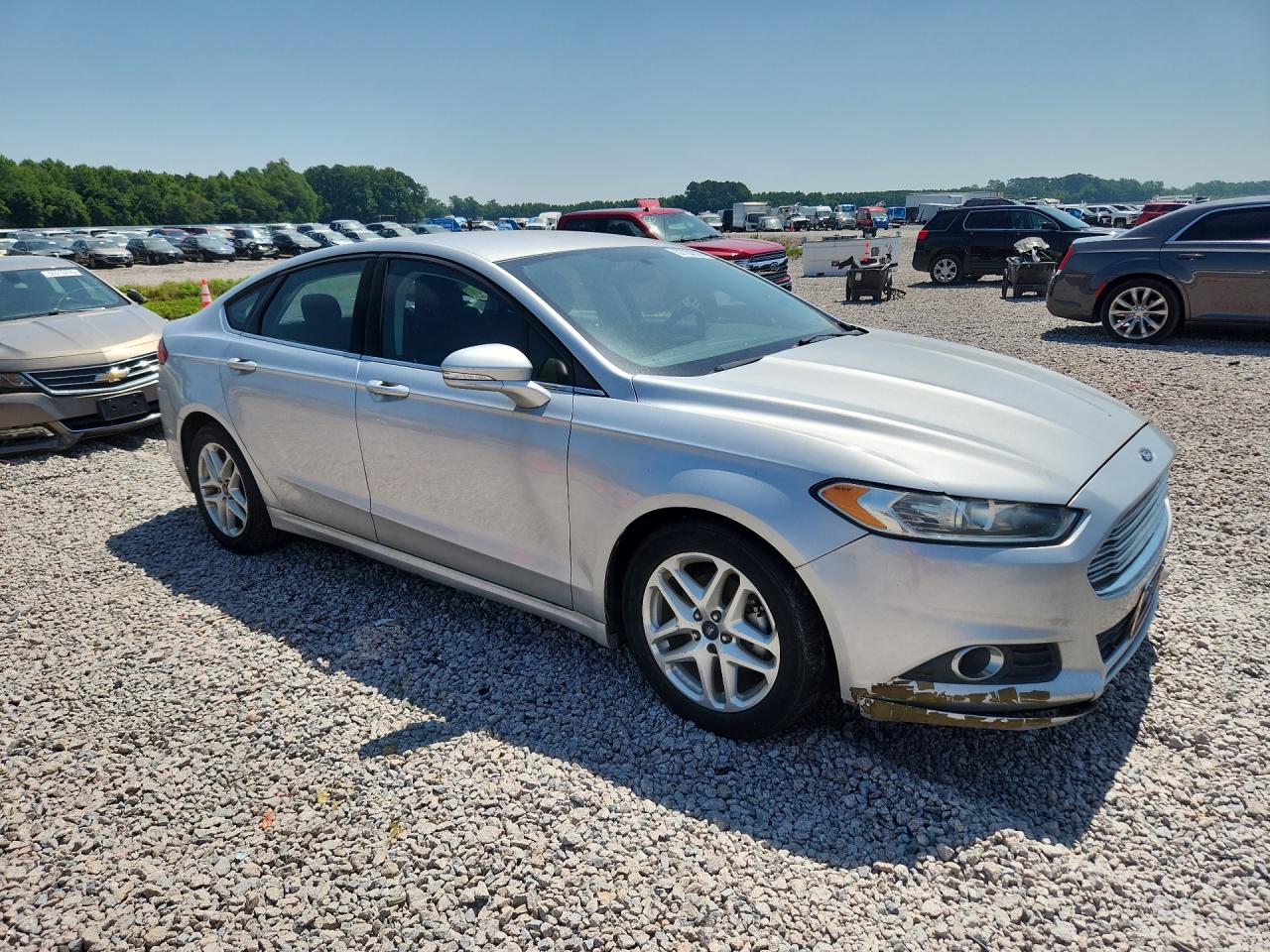 2015 Ford Fusion Se Silver vin: 1FA6P0H71F5102674
