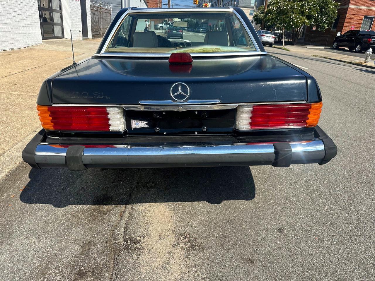 1986 Mercedes-benz 560sl Black vin: WDBBA4BD7GA039241