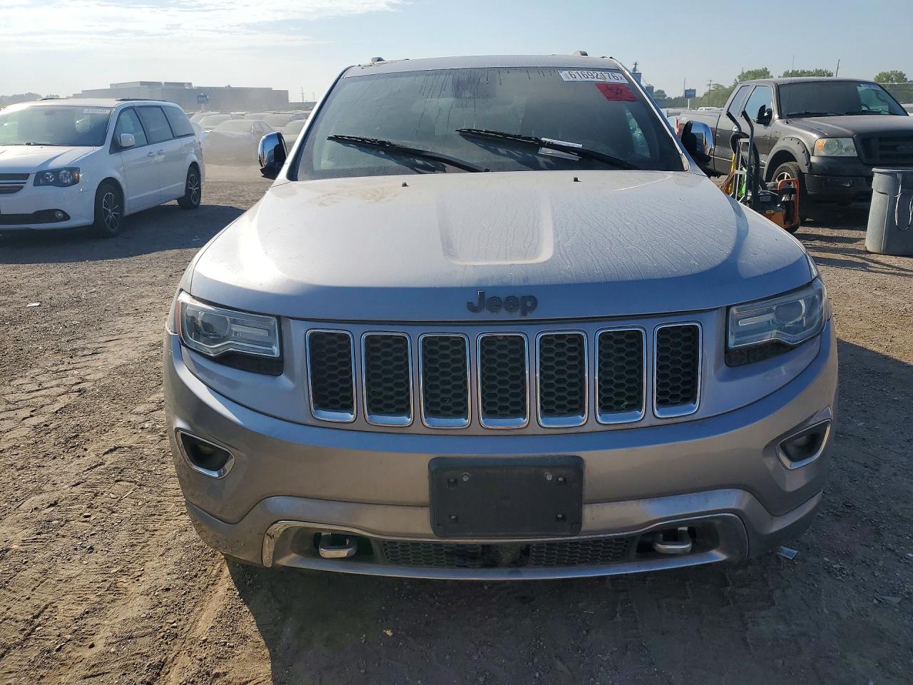 2014 Jeep Grand Cherokee Overland Gray vin: 1C4RJFCG5EC279306