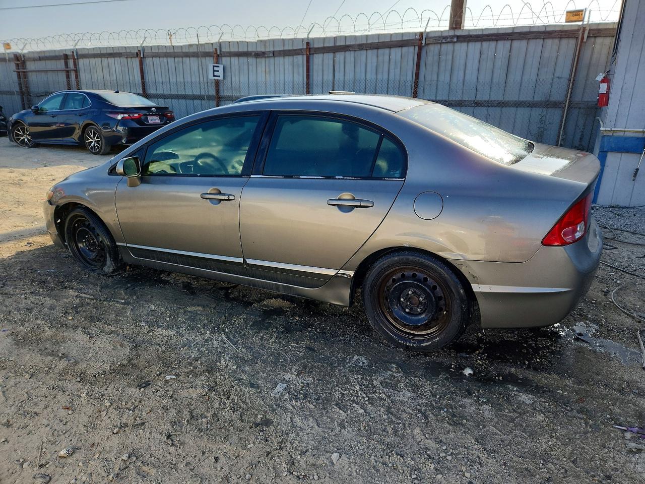 2006 Honda Civic Lx Gray vin: 1HGFA16556L141946