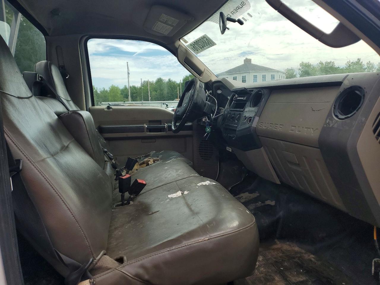 2009 Ford F250 Super Duty White vin: 1FDNF21559EA66775