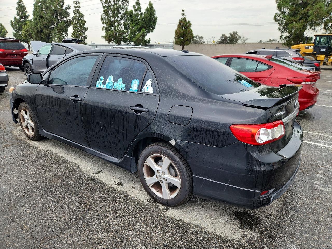 2011 Toyota Corolla S Black vin: 2T1BU4EE7BC579053
