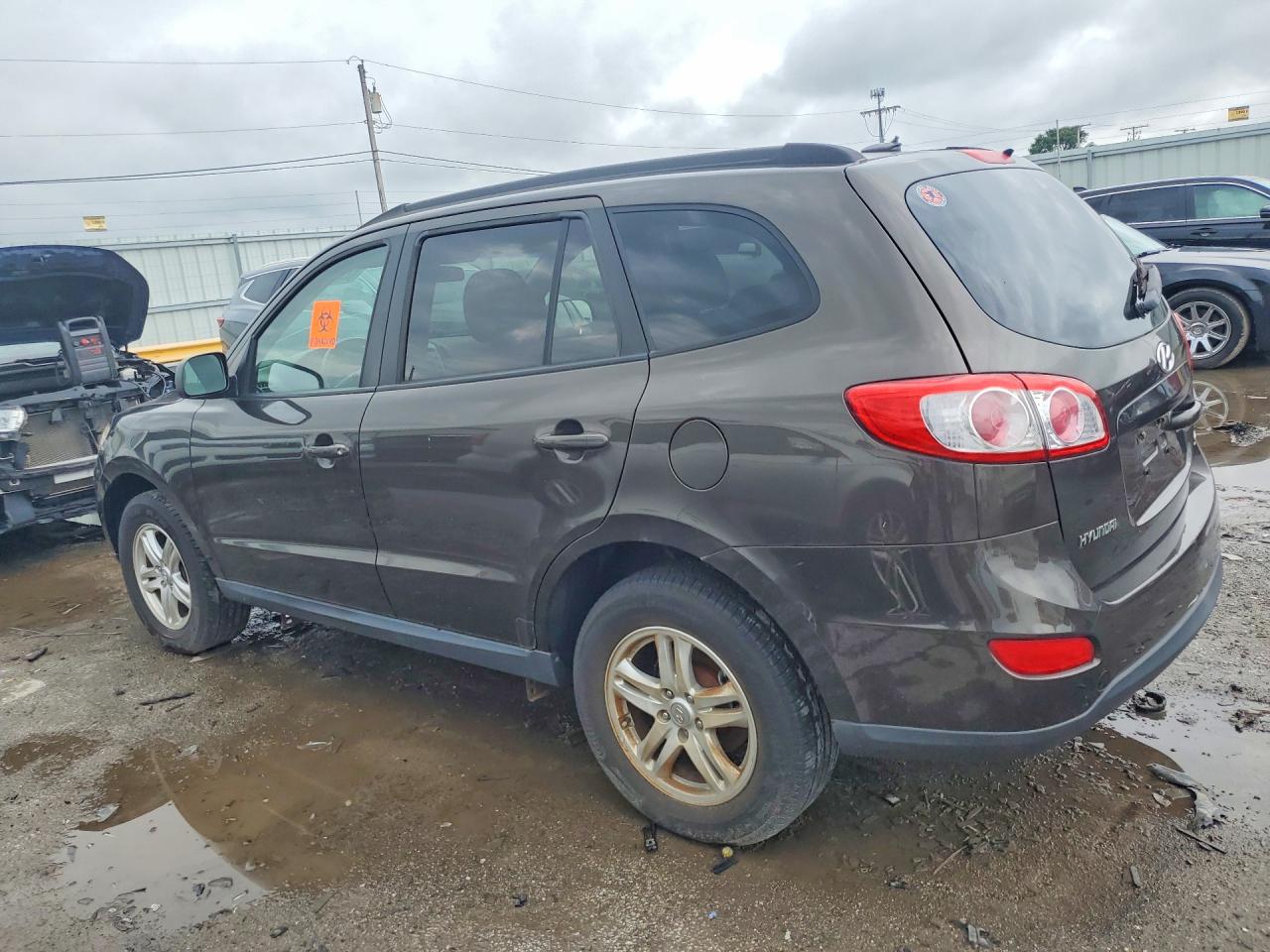 2011 Hyundai Santa Fe Gls Brown vin: 5XYZGDAB9BG081605