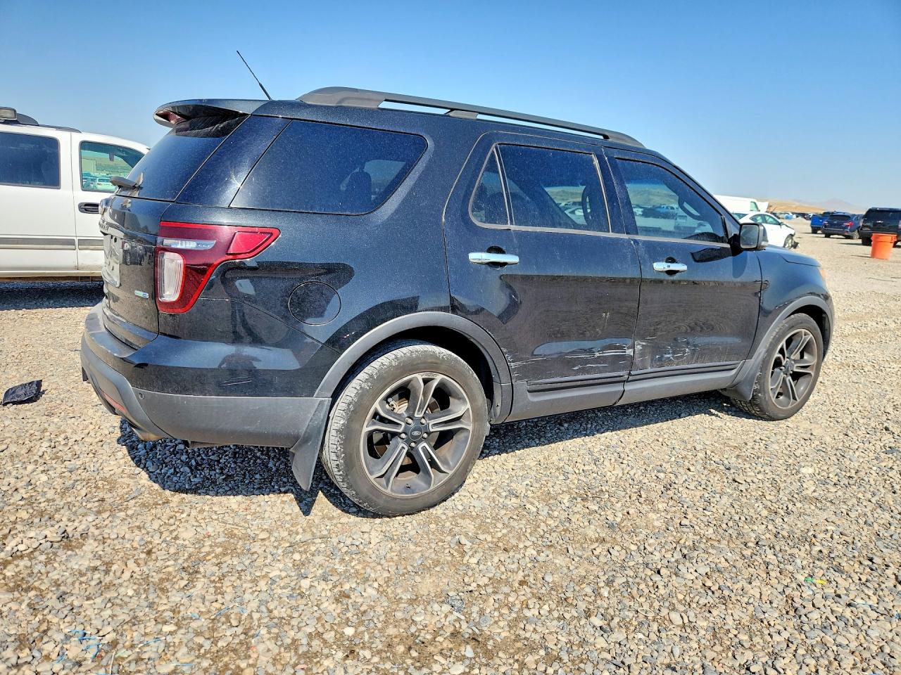 2014 Ford Explorer Sport Черный vin: 1FM5K8GT5EGB00734