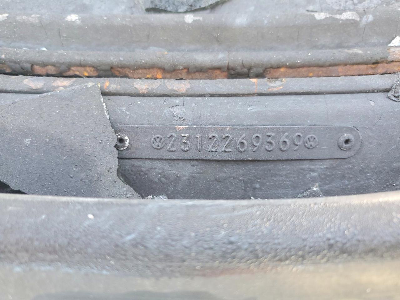 1971 Volkswagen Tran Burn vin: 2312269369