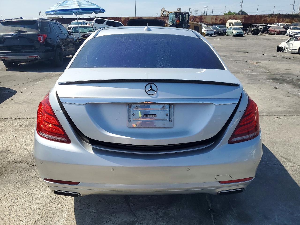 2014 Mercedes-benz S 550 4matic Silver vin: WDDUG8FB6EA054446