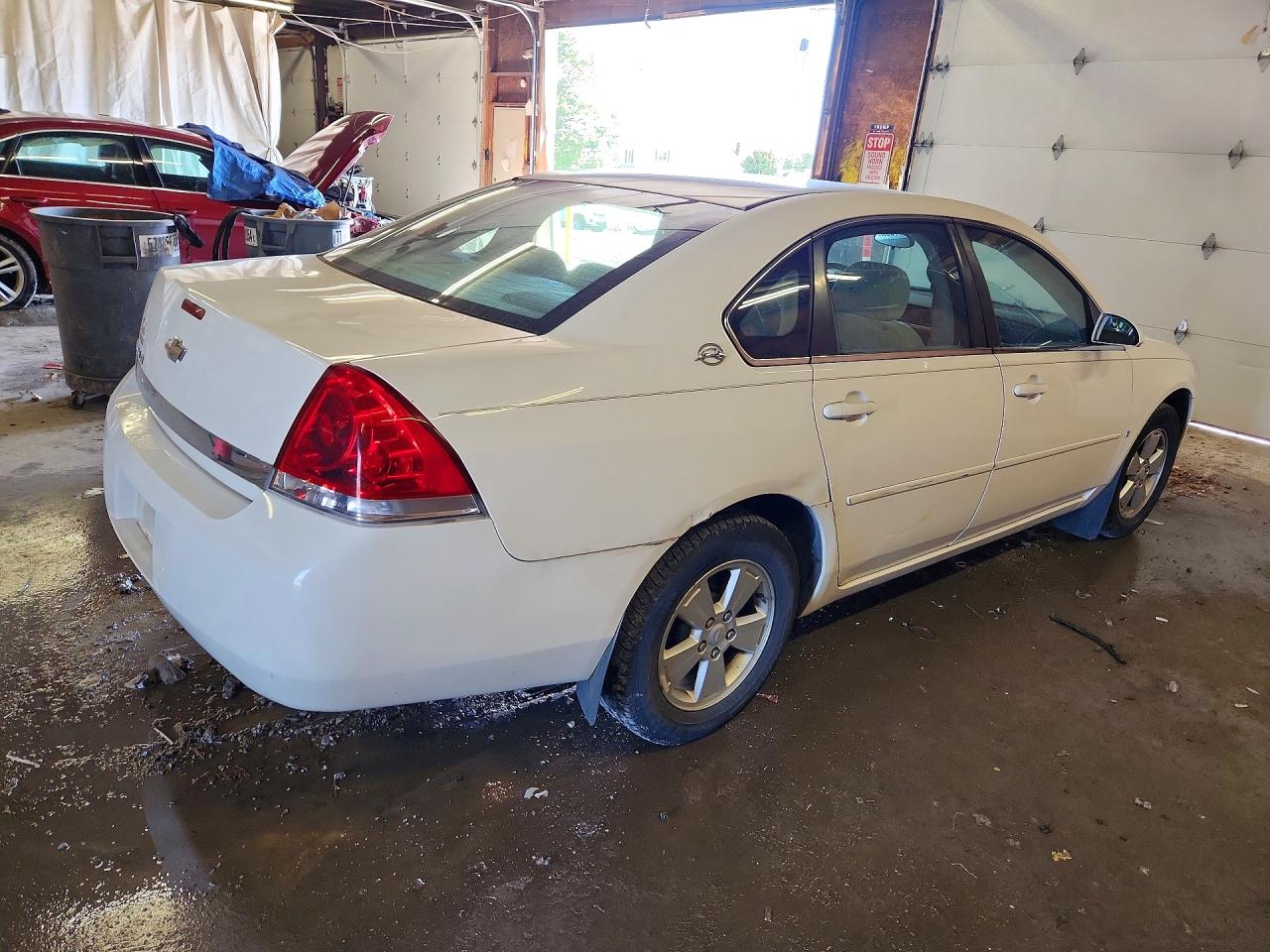 2008 Chevrolet Impala Lt White vin: 2G1WT55N189224987