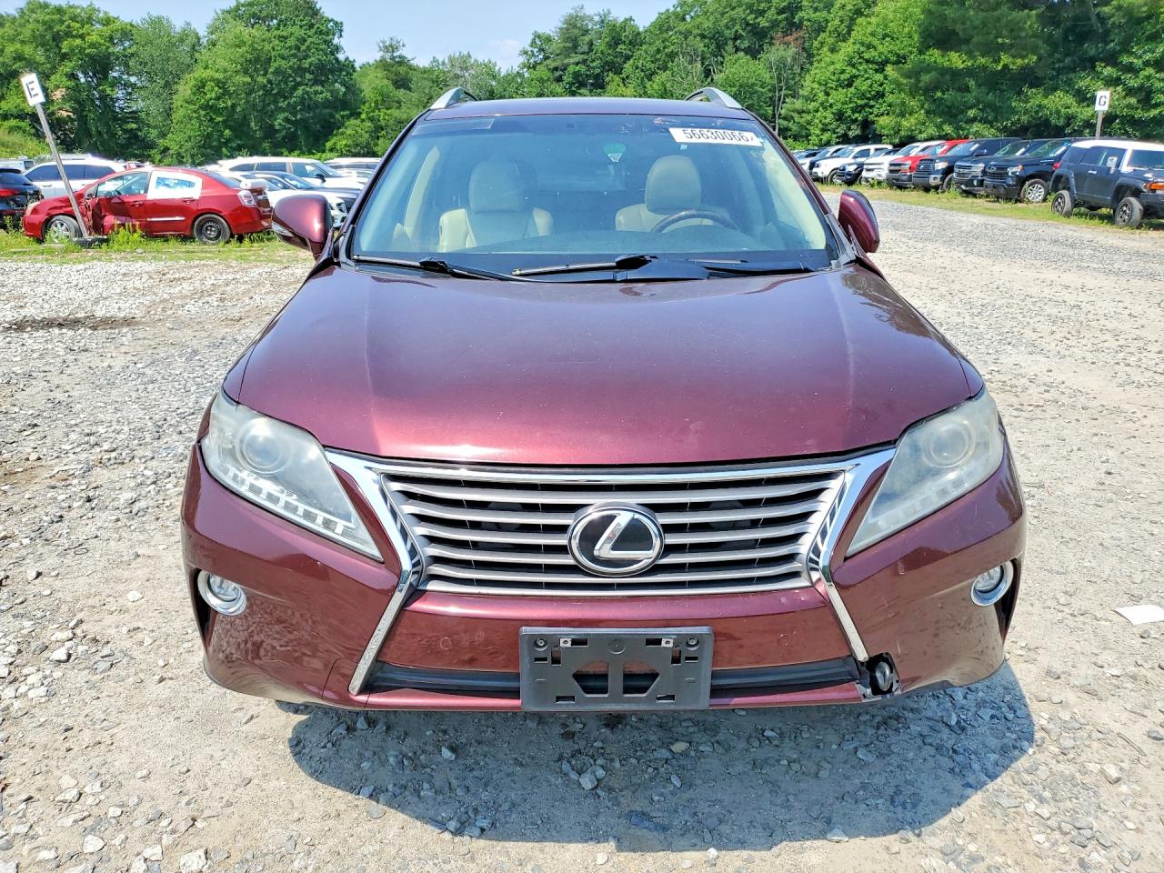 2015 Lexus Rx 350 Base Burgundy vin: 2T2BK1BA5FC265313