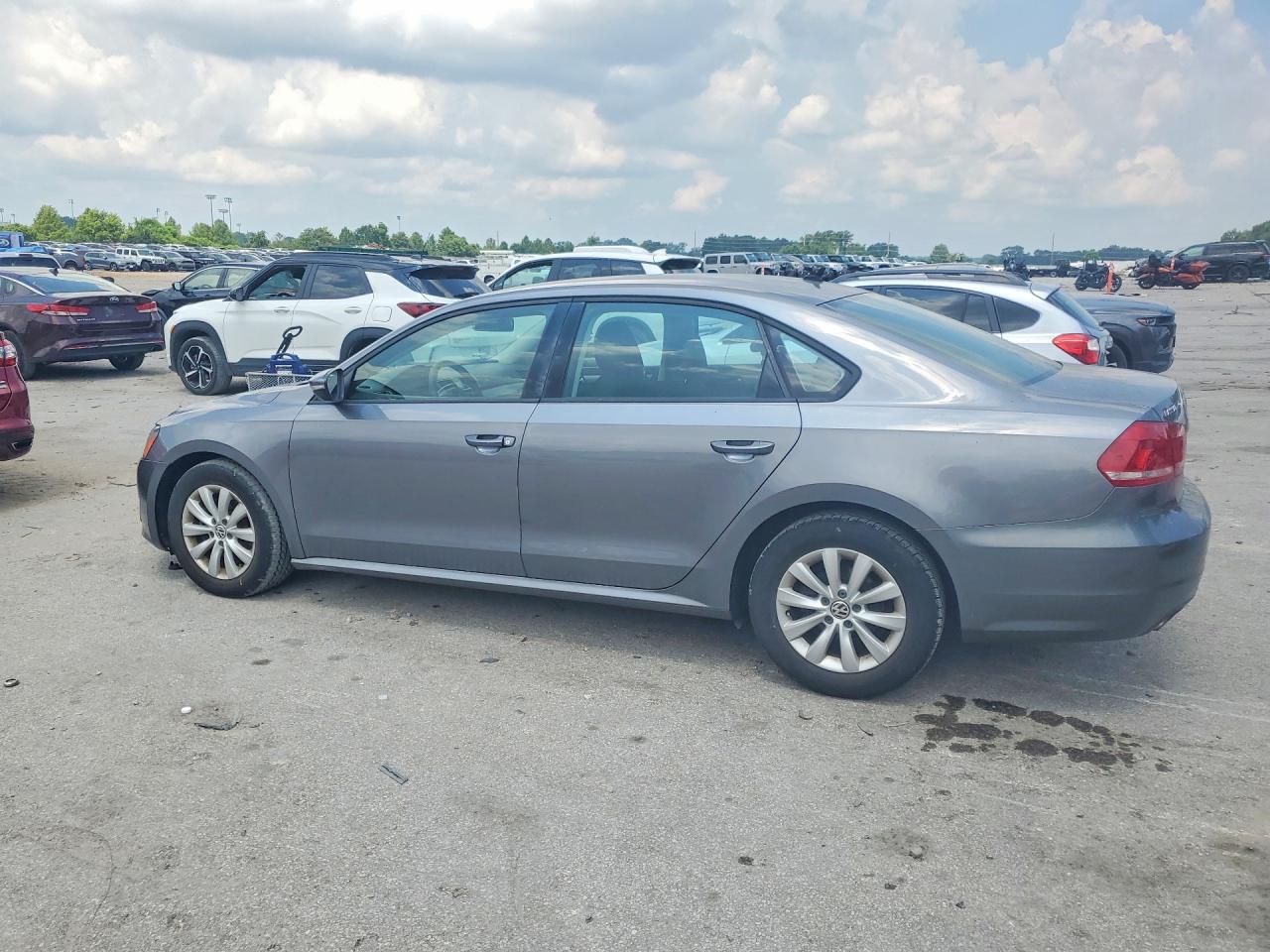 2012 Volkswagen Passat S Charcoal vin: 1VWAP7A37CC082939