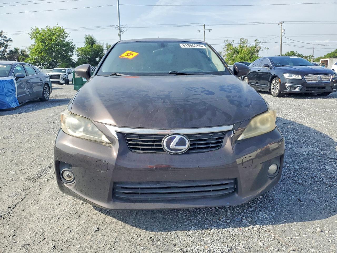 2012 Lexus Ct 200 Gray vin: JTHKD5BH0C2061613