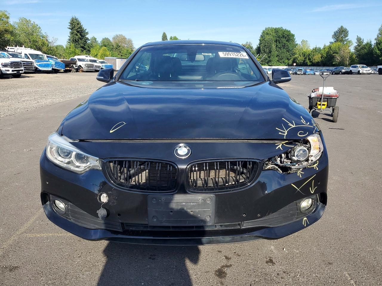 2015 Bmw 428 Xi Sulev Black vin: WBA3T1C50FP820495