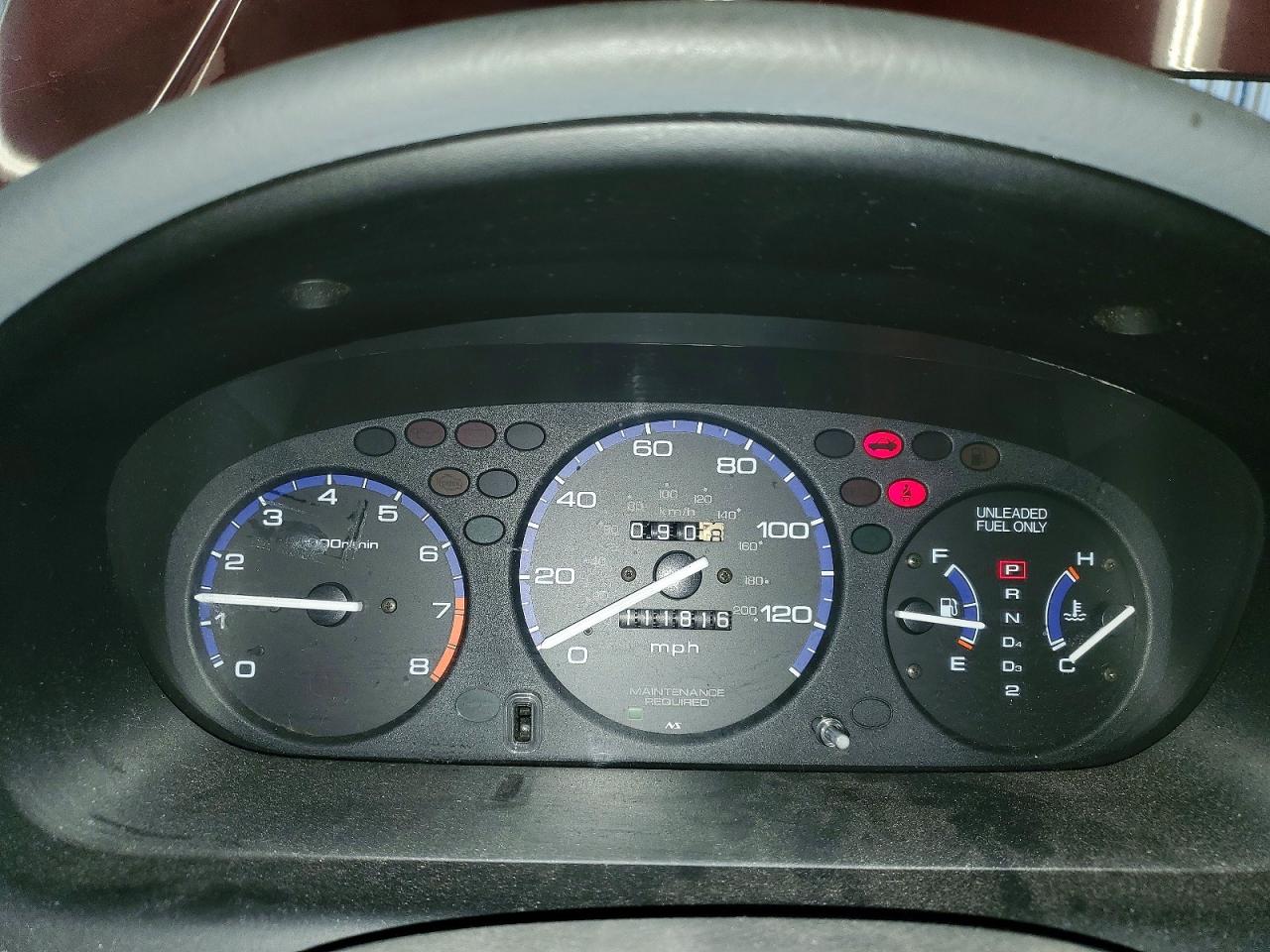 1998 Honda Civic Lx Red vin: 1HGEJ6672WL056332